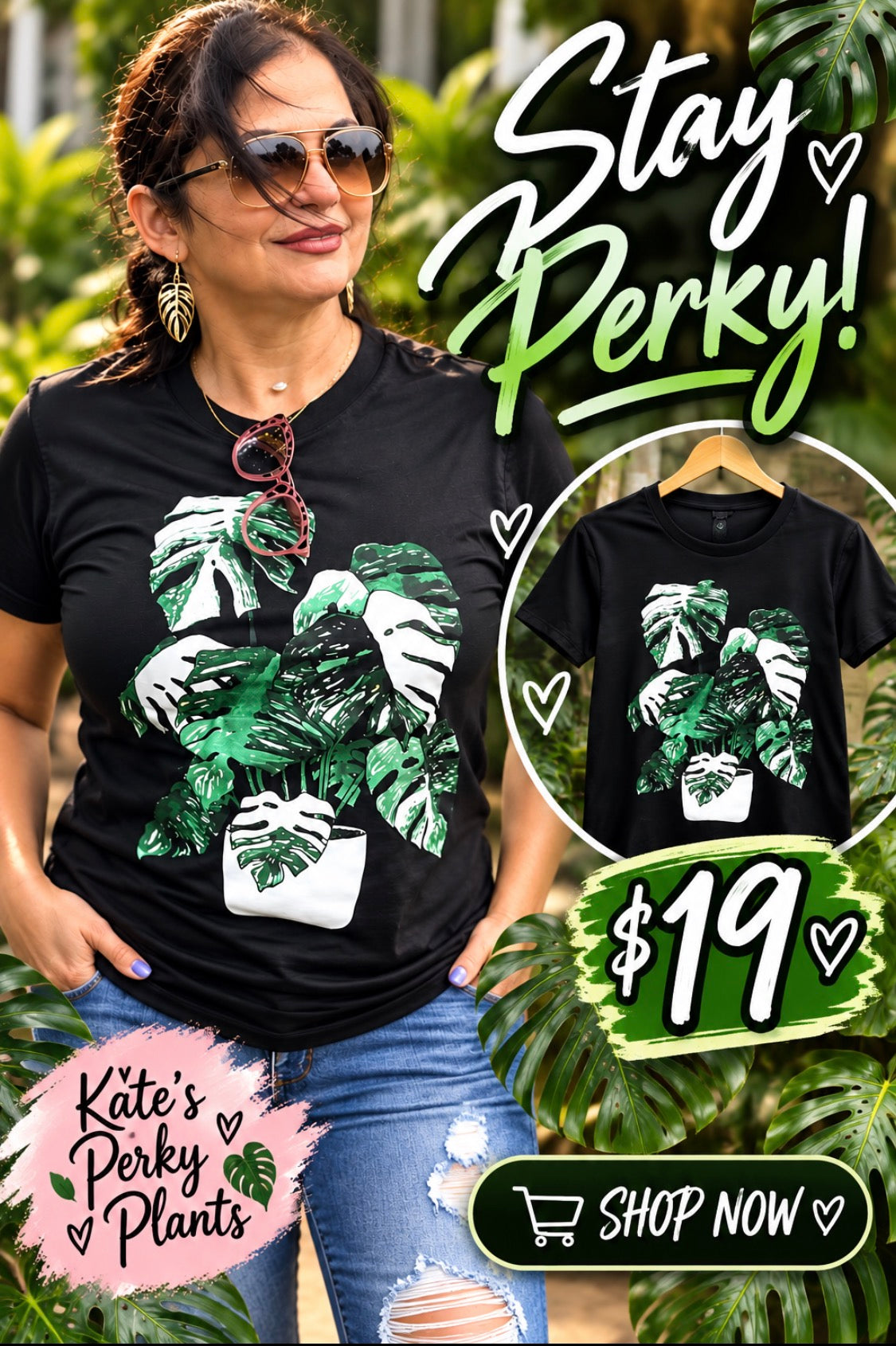 Monstera Albo T-shirt